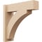 Ekena Millwork 6-in W x 36-in D x 36-in H Thorton Block Rough Cedar Woodgrain TimberThane Outlooker, Primed Tan OUTUR060X36X36THR44RCPR - alternate 1